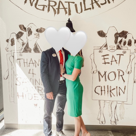 Calvin Klein Green Dress - Picture 3 of 3